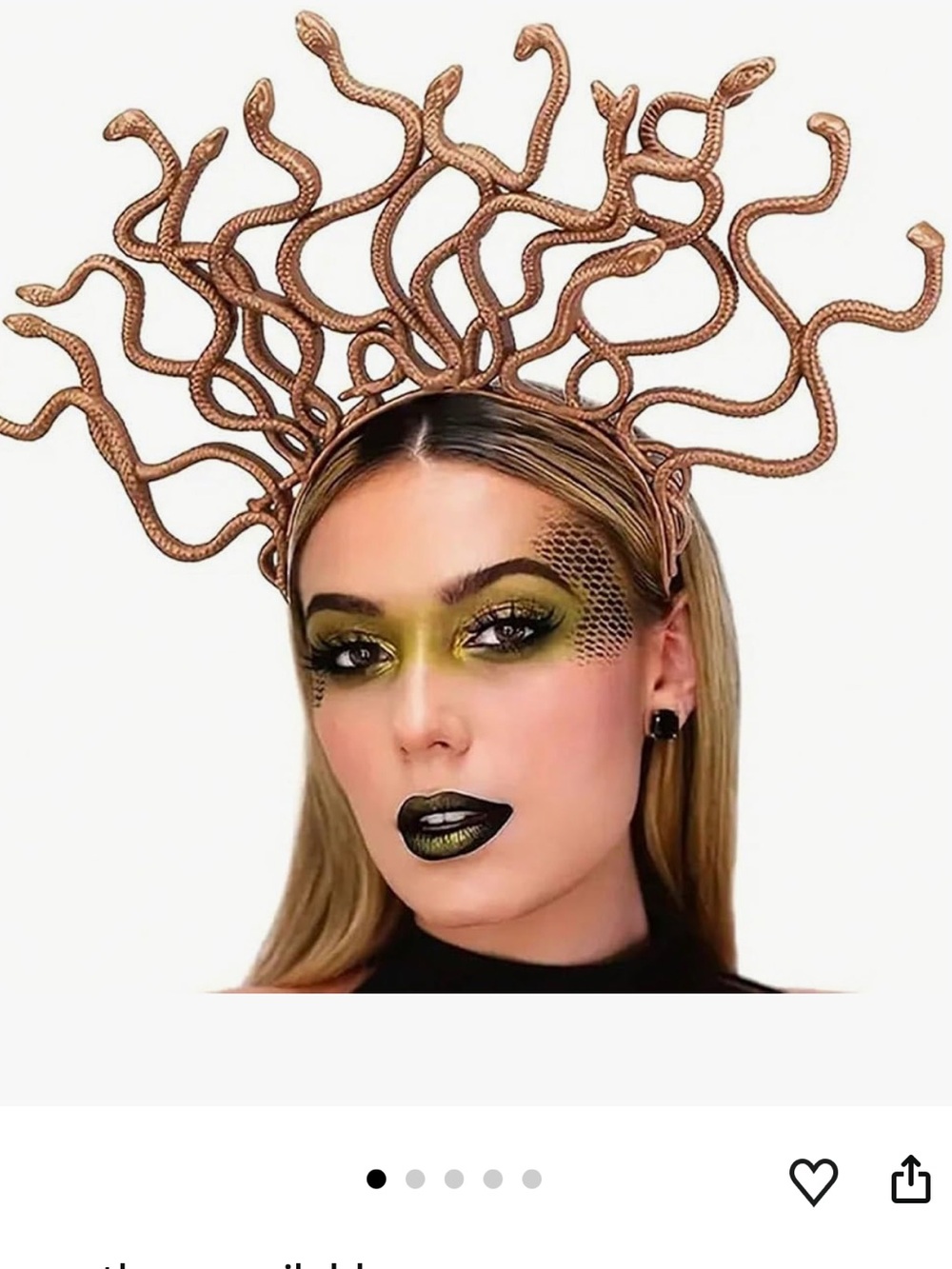⭐️ 5 for $25⭐️ Bronze Serpent Headband - Statement Snake Hairpiece